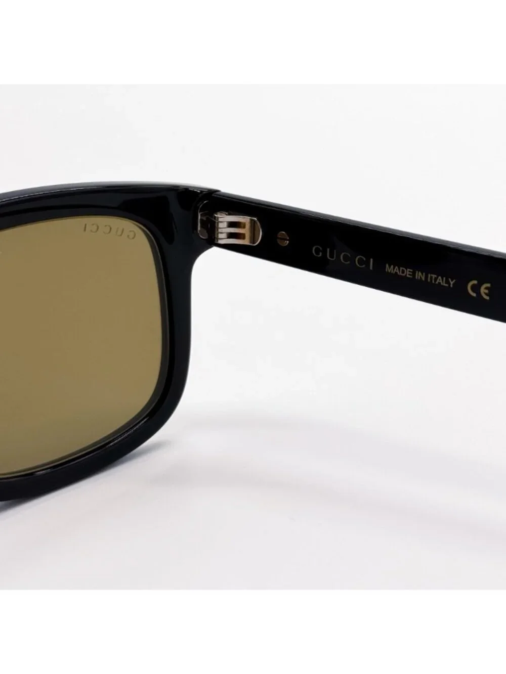 NWT Gucci GG0824S 006 Black Green Classic Men Sunglasses